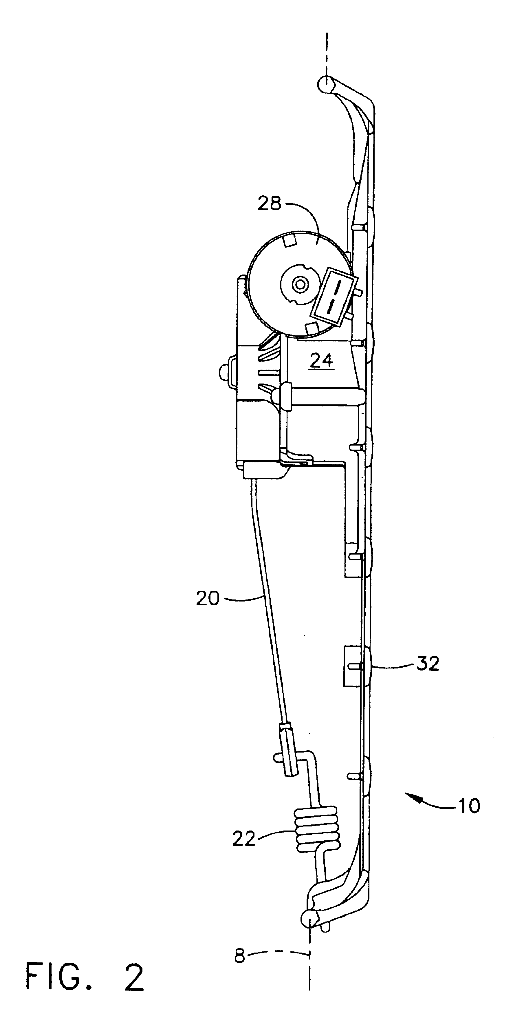 Method and apparatus for lumbar support with integrated actuator housing
