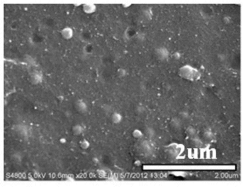 Epoxy resin nano composite adhesive film and preparation method thereof