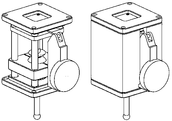 3D mechanical edge finder based on bulb universal joint