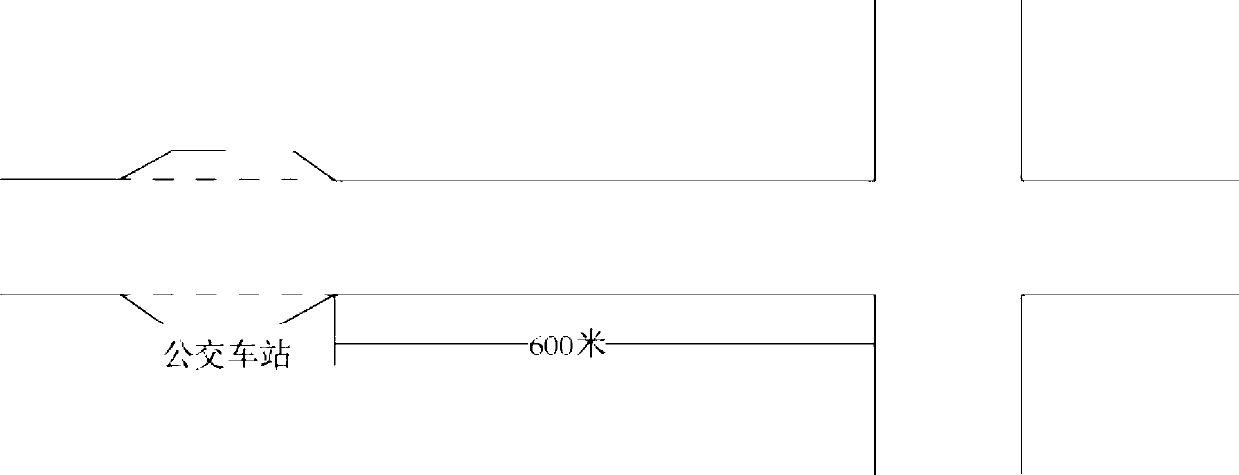 Bus inducing method for bus non-stopping passing at intersection