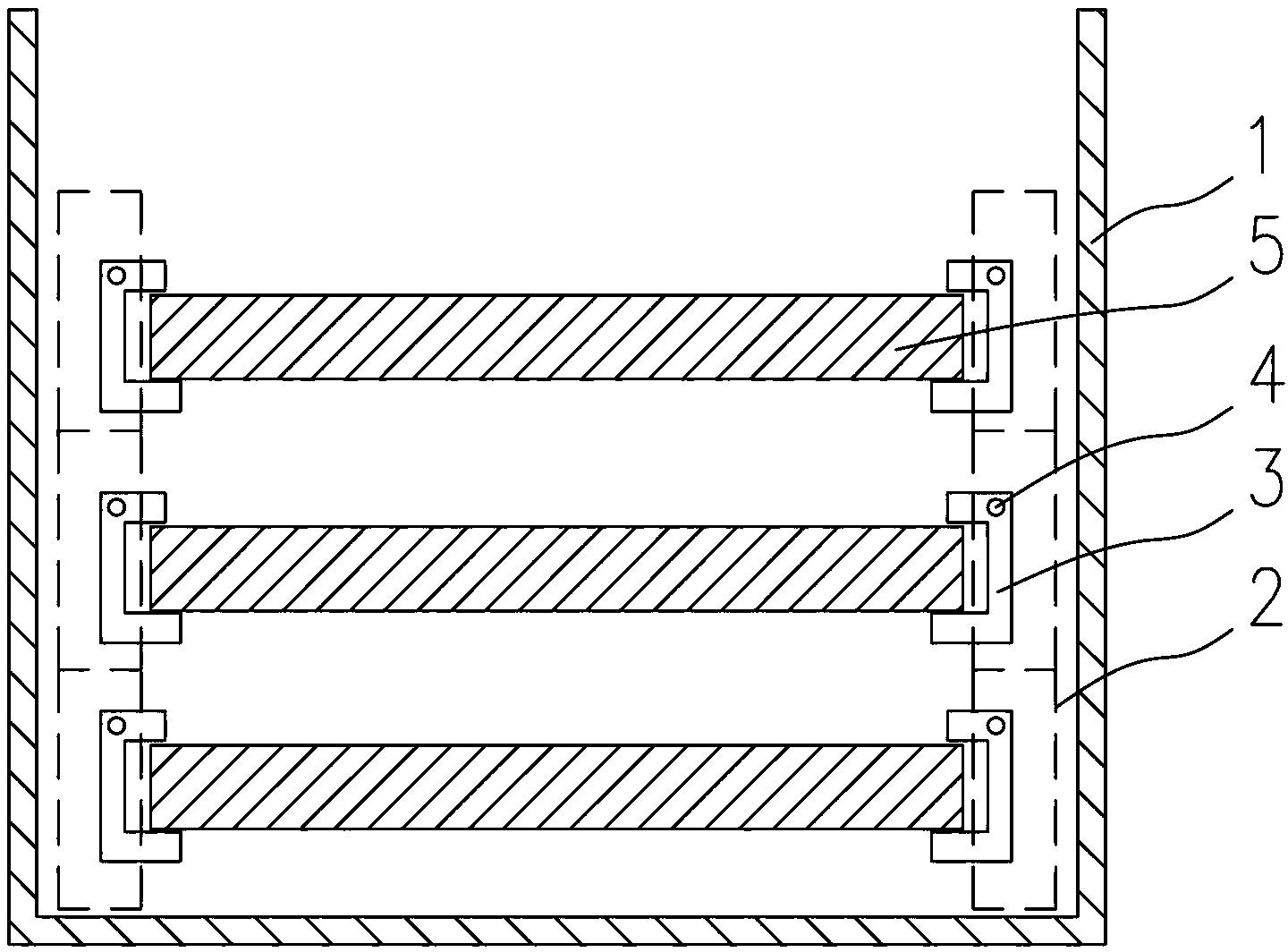 Packaging device for backlight modules