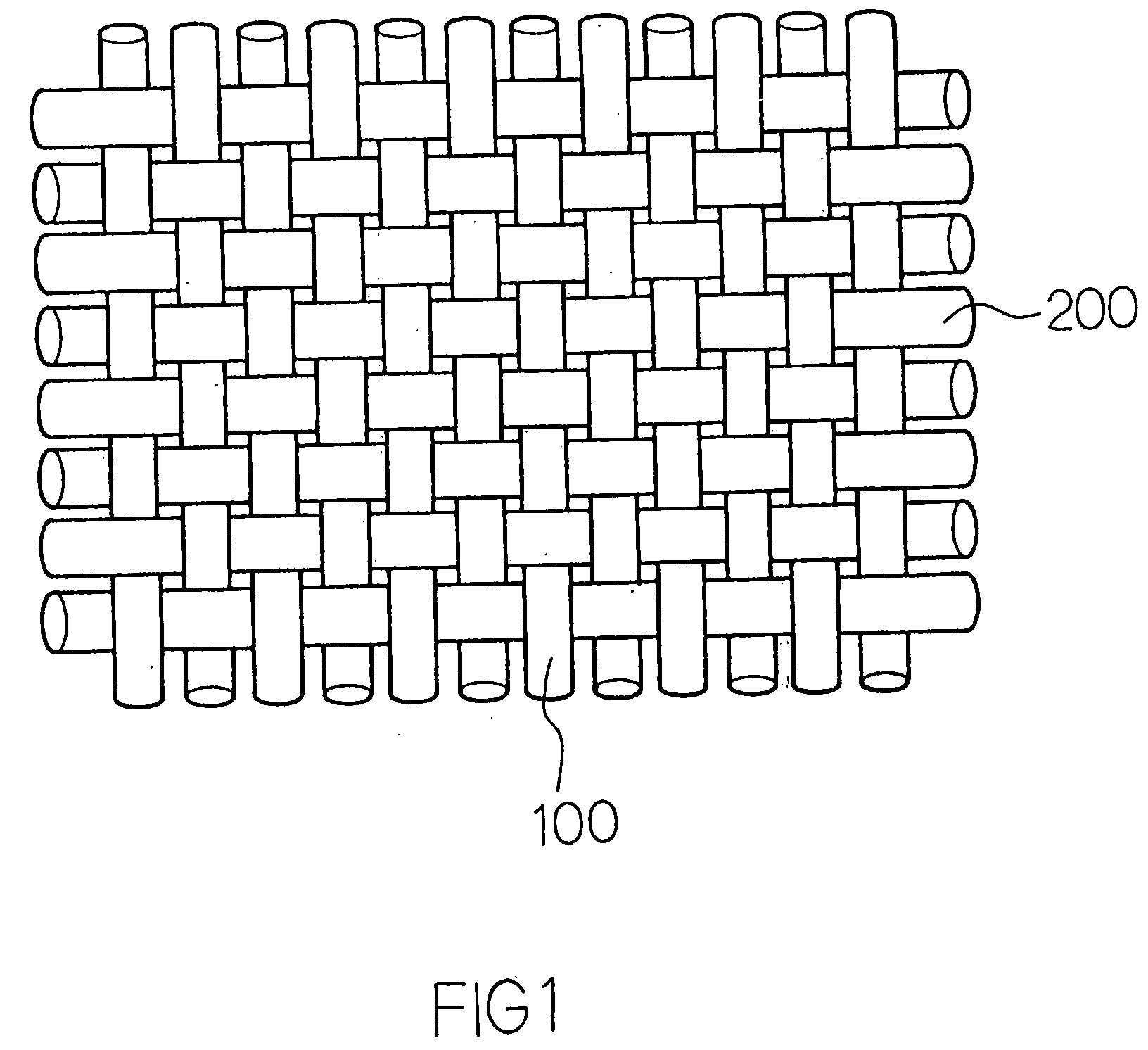 Structure of carbon cloth