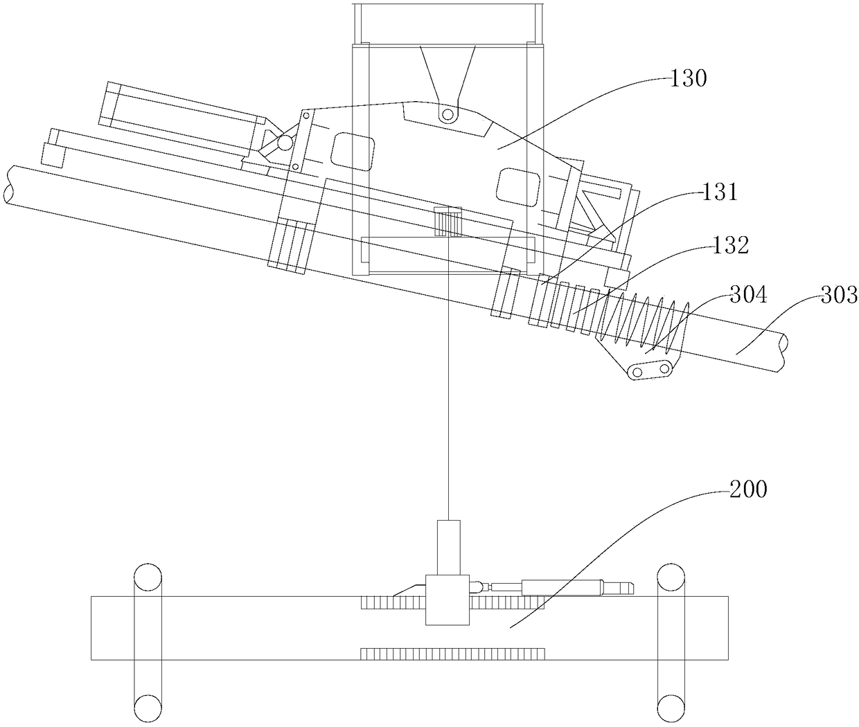 Length adjustment device, suspension bridge stiffening beam installation system and method