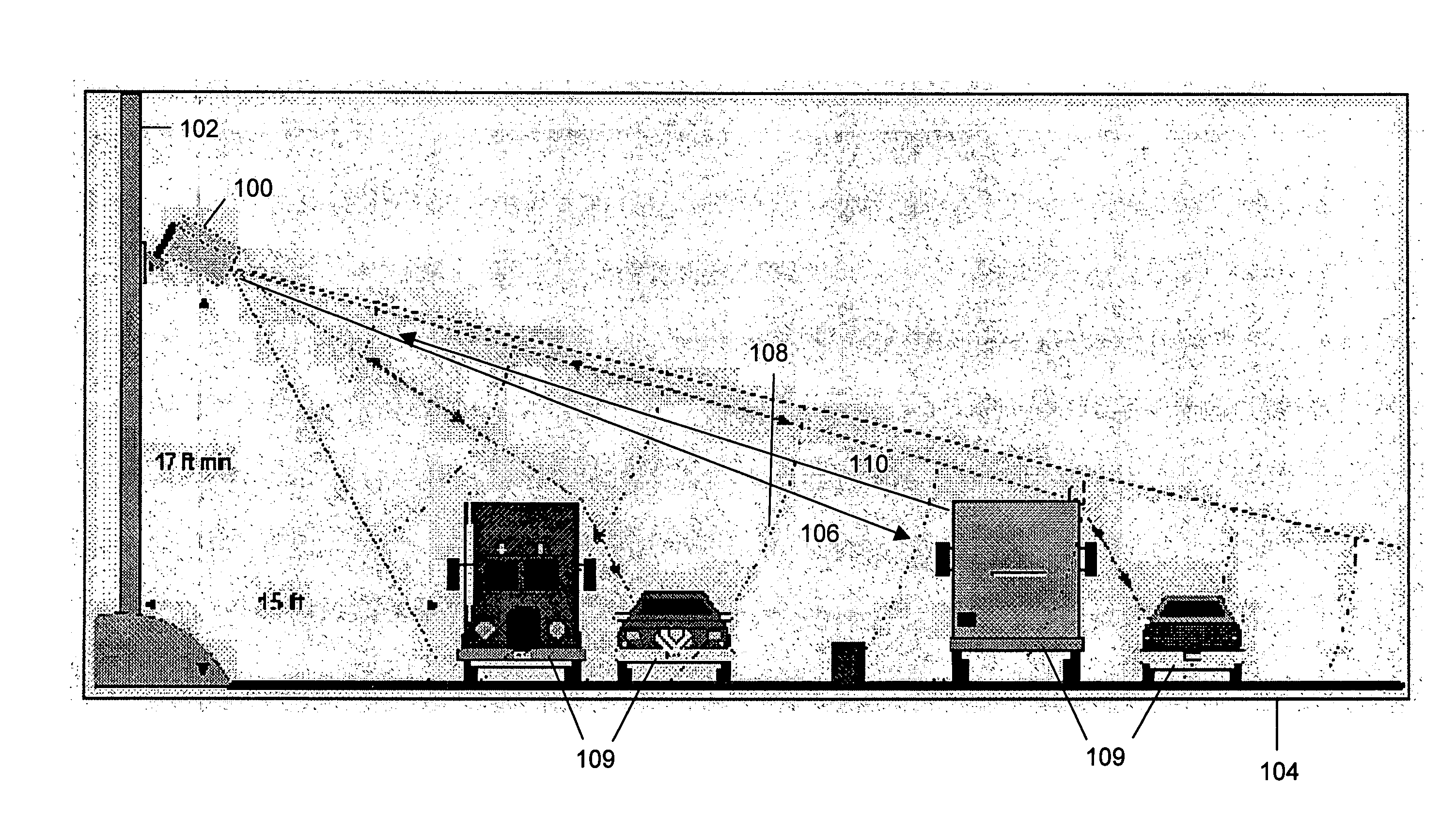 Method and apparatus for providing automatic lane calibration in a traffic sensor