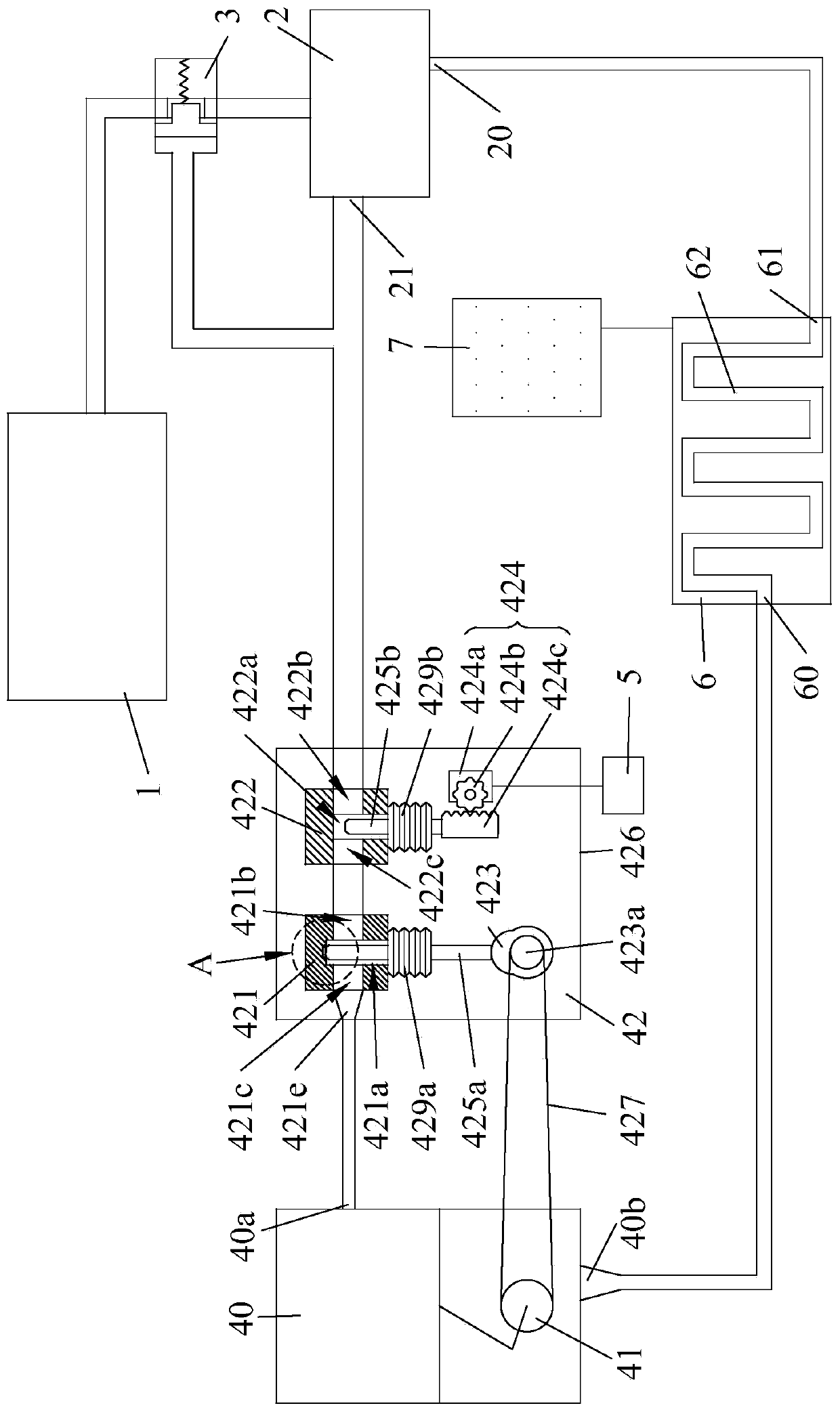 Air engine assembly with throttle control function