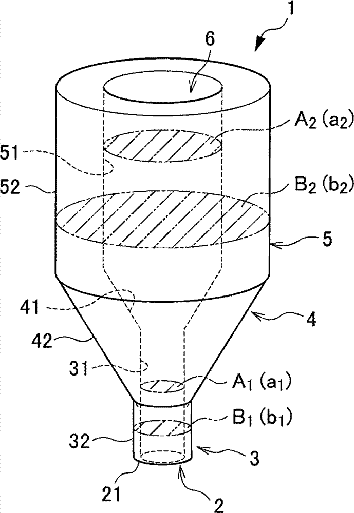 Melt material outlet nozzle