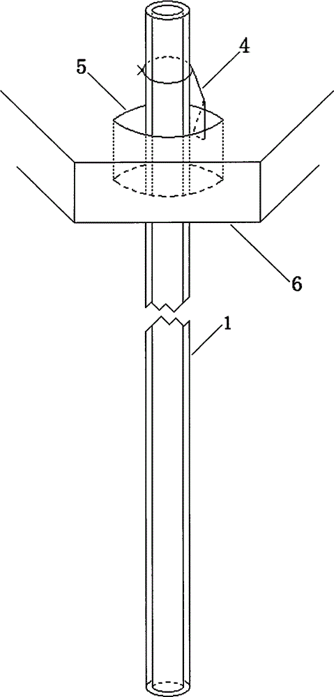 Non-oblique-pulling fixed type surgical drainage tube