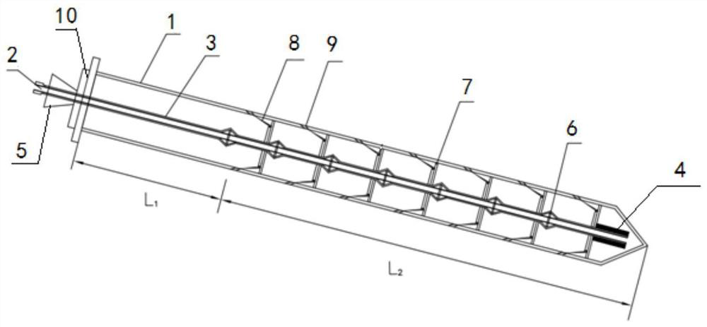 A telescopic burr-type anchor cable suitable for soft soil and its construction method