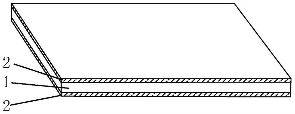 A flame-retardant and puncture-resistant high-barrier sheet and its preparation method