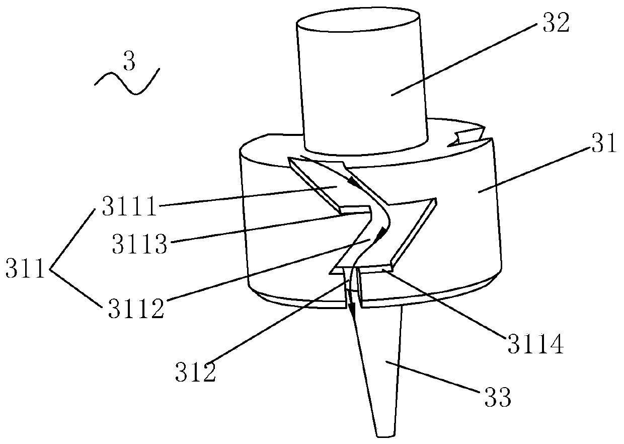 Spray cores and particle spray water device