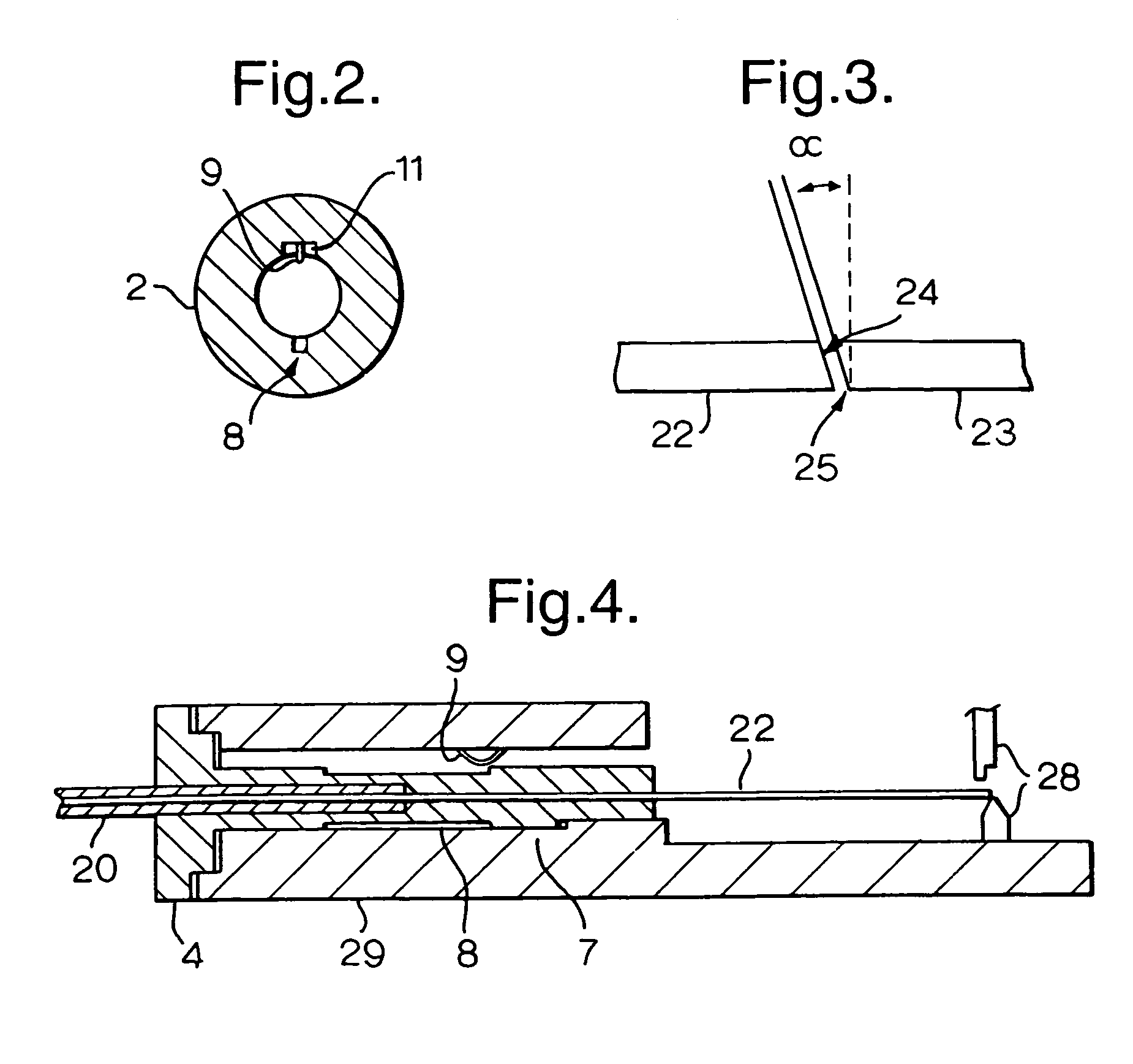 Method and apparatus for splicing optical fibres