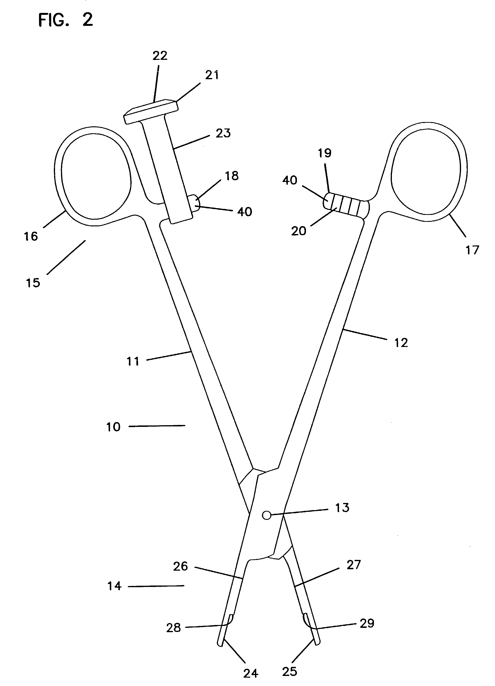 Surgical implant instrument and method