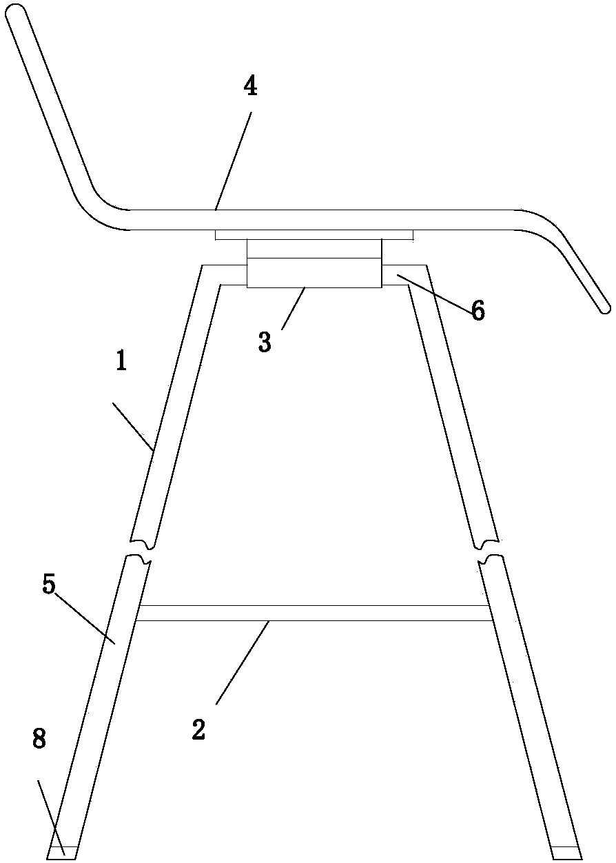 Bar chair with rotation function