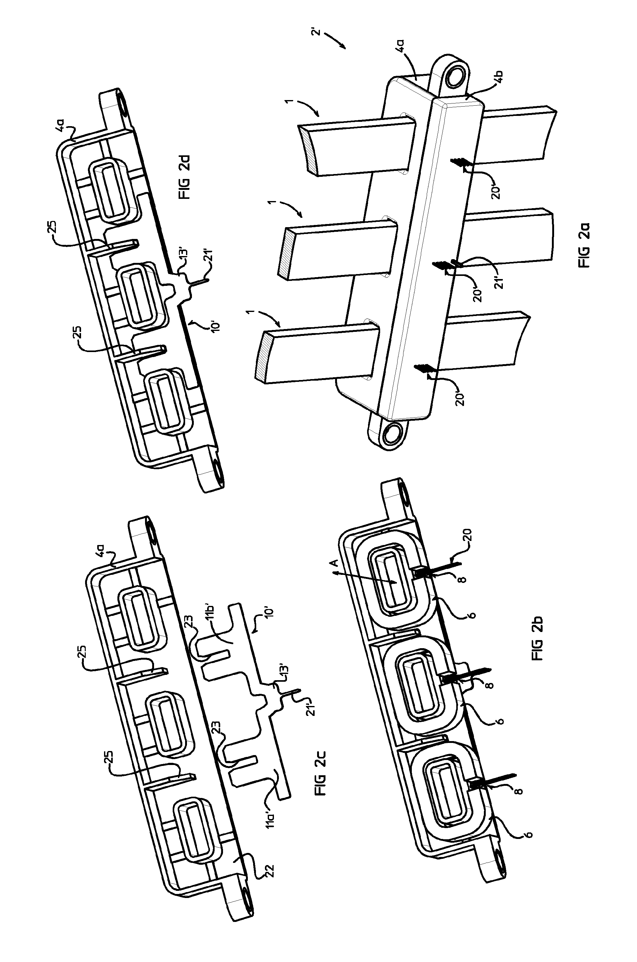 Electrical current sensor with grounded magnetic core