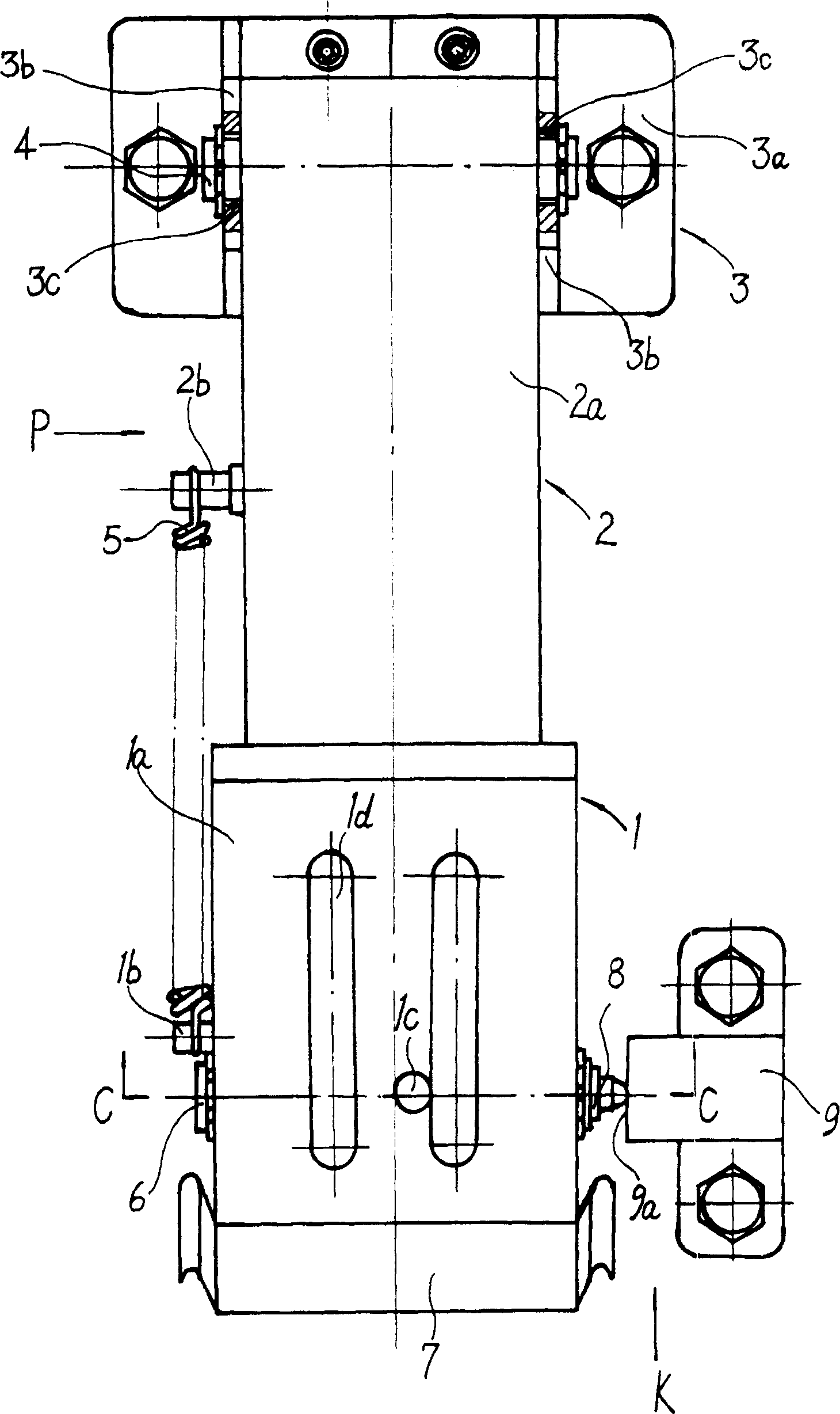 Accelerating and braking assembled pedal for motor vehicle