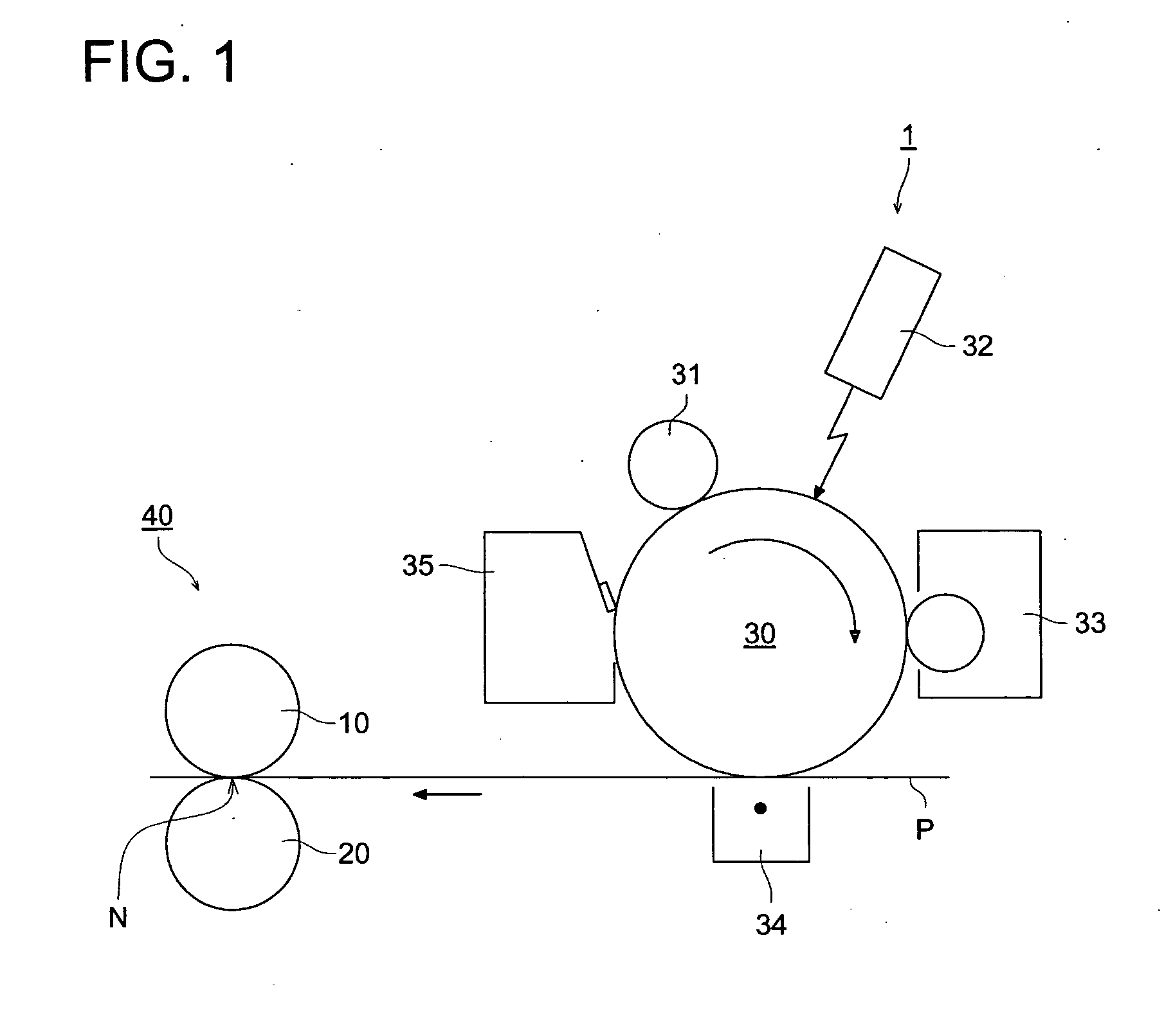 Induction heating type of fixing device and image forming apparatus equipped therewith