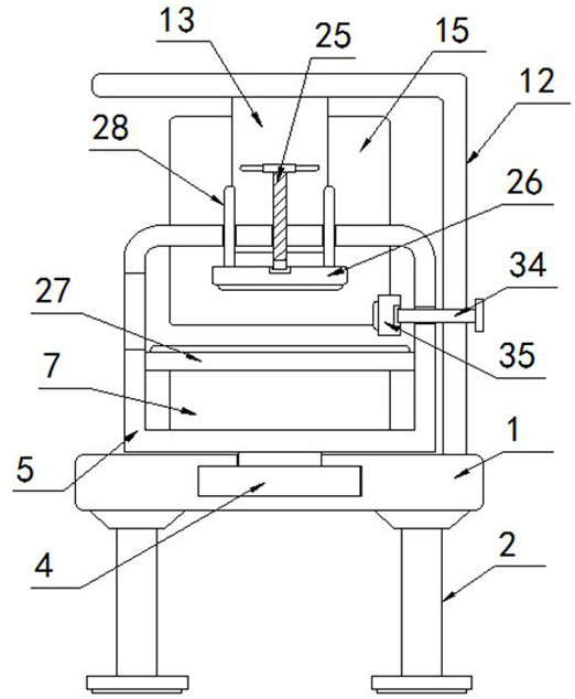 Anti-slip stable bending machine for metal plate processing