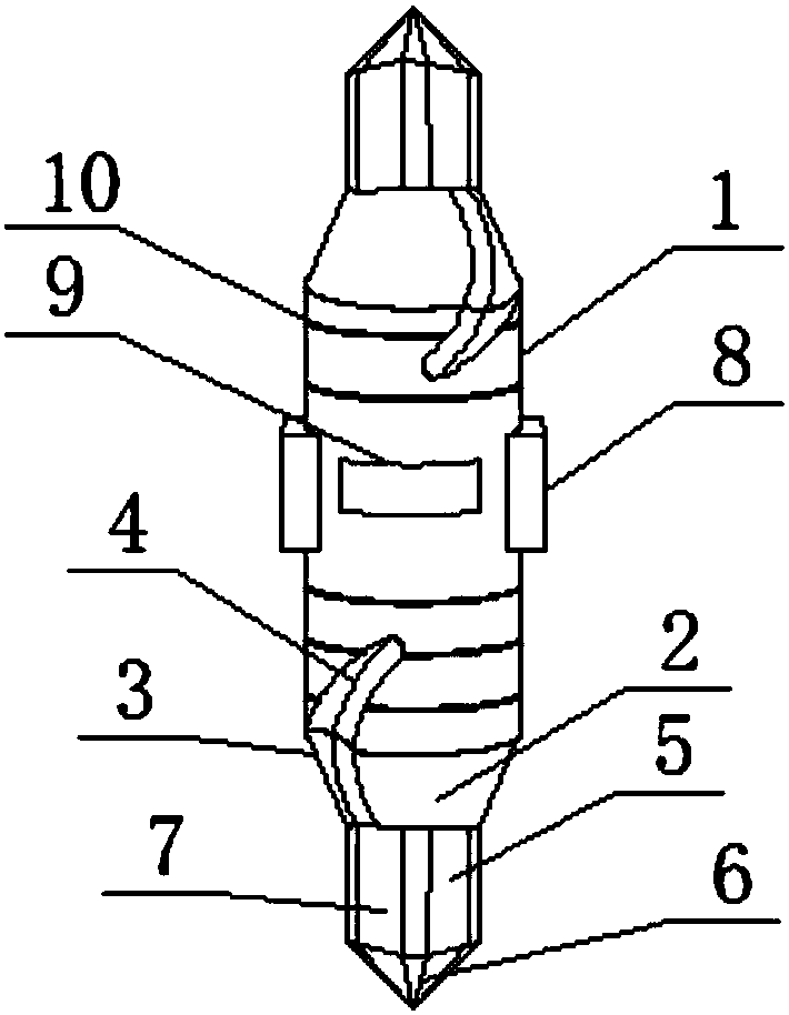 Integral hard alloy A-shaped center drill