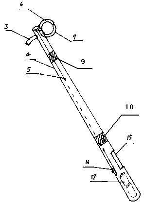 High-voltage brake pull-rod capable of measuring temperature and load current
