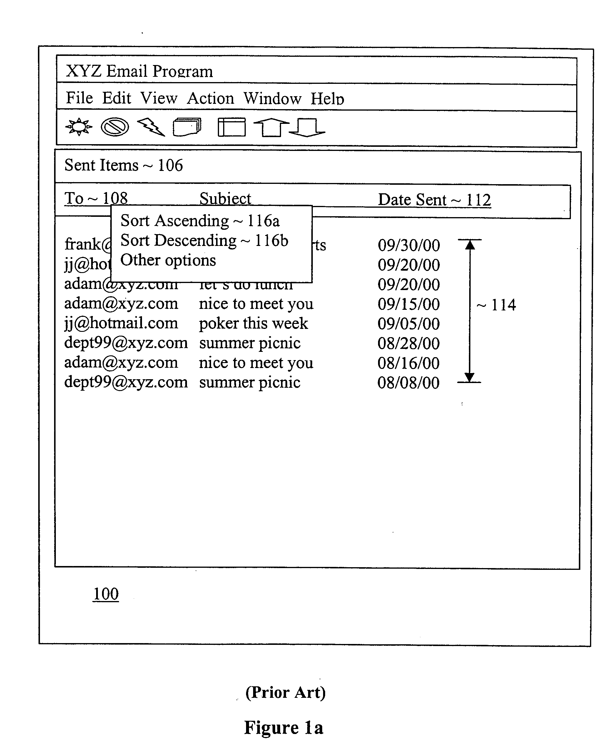 Expanded addressee sort/listing