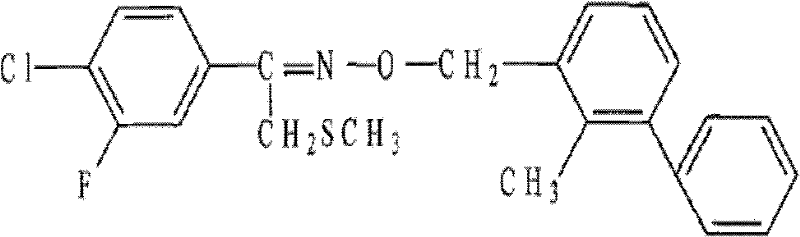 Pesticide composition containing sulfur-fluorine oxime ether and part of organophosphorus pesticides