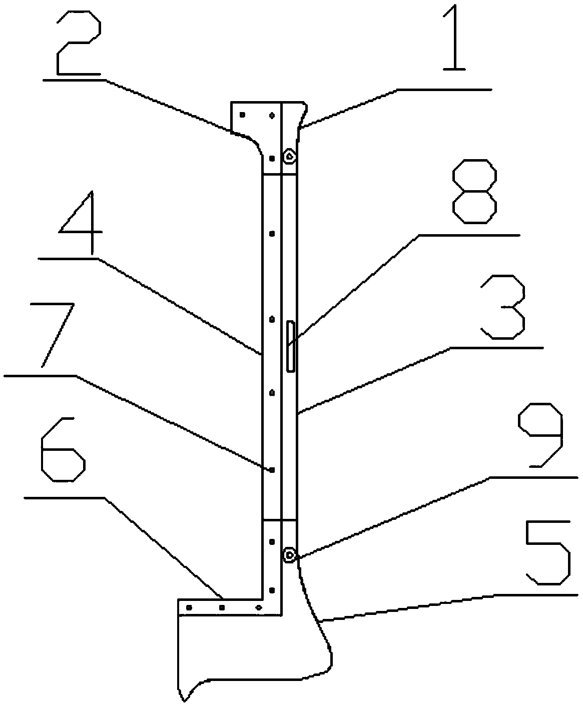 Folding type mudguard for automobile