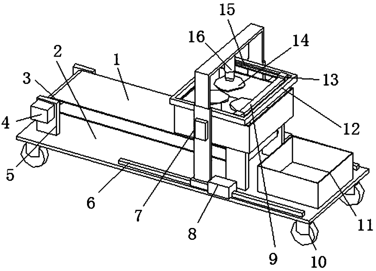 Cutting and conveying device for building glass