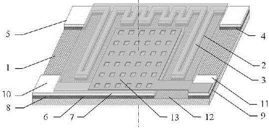 A kind of heated humidity sensor and its making method