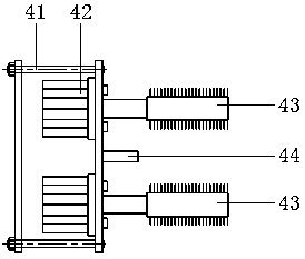 Blade cleaning equipment for wind generating set