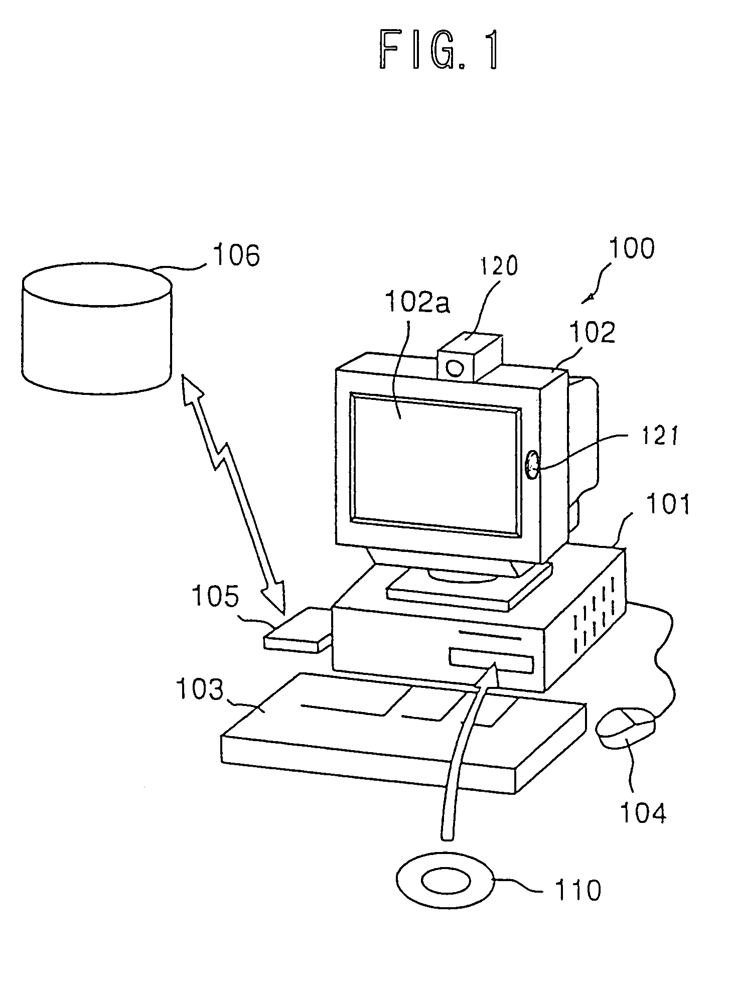 Electronic apparatus transmitting electronic mail including image information, a control apparatus, and a storage medium