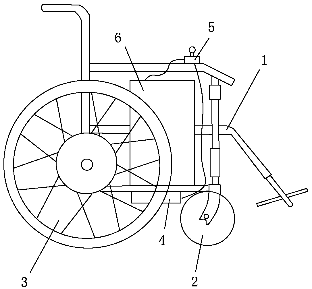 Electric wheelchair capable of achieving charging driving through hydrogen production by reforming methanol water and driving method of electric wheelchair