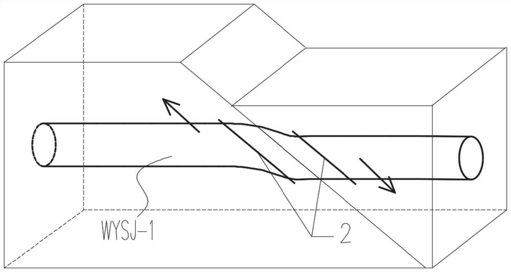 Active fault crossing tunnel seismic reduction joint structure, tunnel structure and construction method