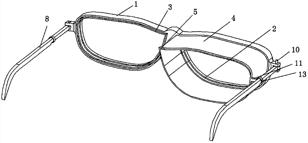 Anti-radiation integrated device for ophthalmology