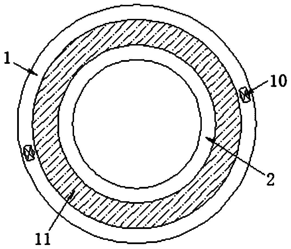 Deep groove ball bearing with good rust prevention effect and machining method thereof