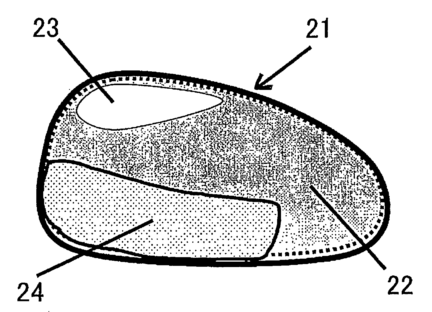 Package For Lump Of Meat Having Void Within The Inside Thereof And Method For Production Thereof