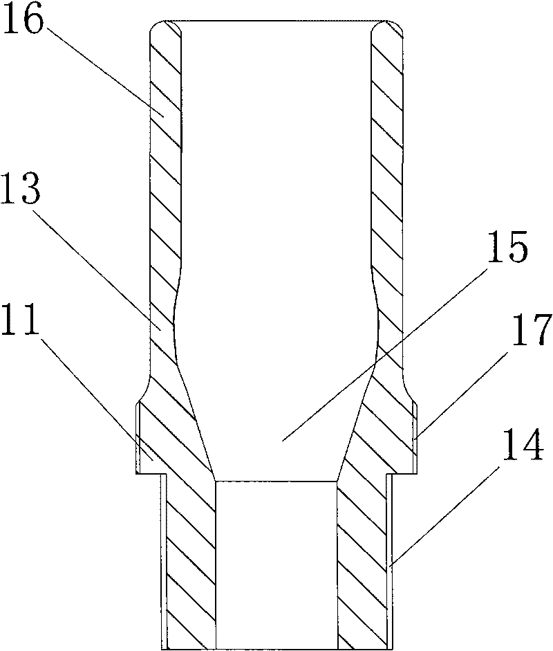 Dynamic arc contact, and installing method and special tool thereof