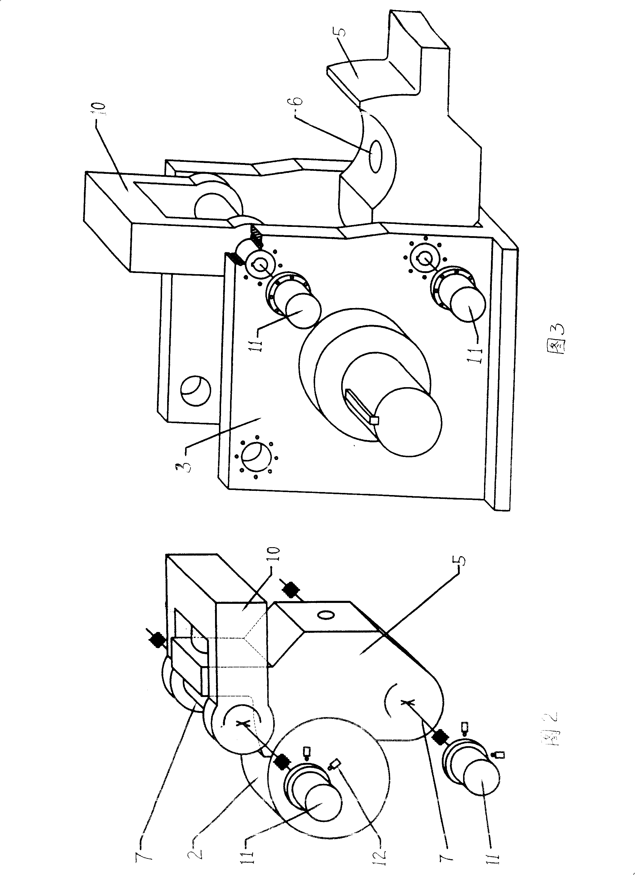 Fully automatic continuous extruding and continuous coating machine utilizing front-hinged locking shoe system