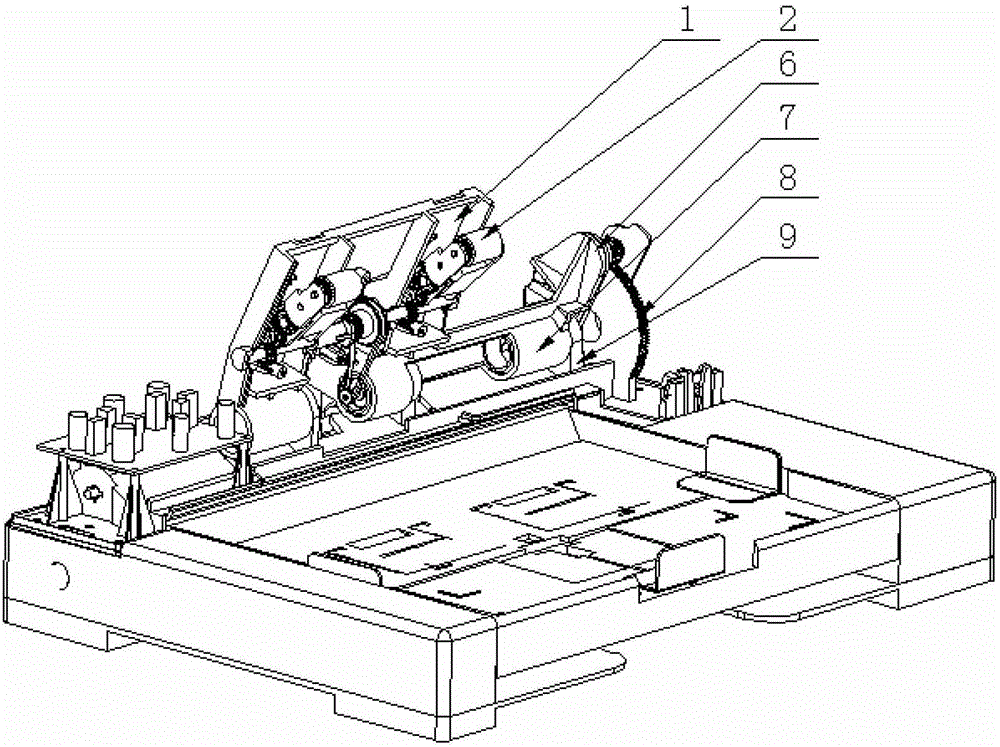 A high-speed instrument paper feeder