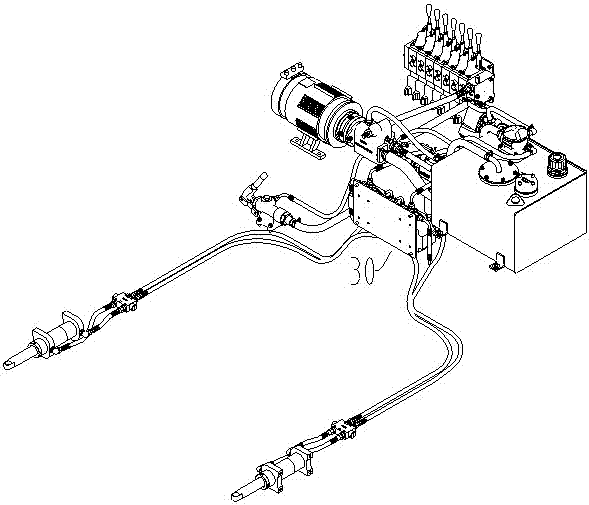 Aircraft missile hooking vehicle steering system