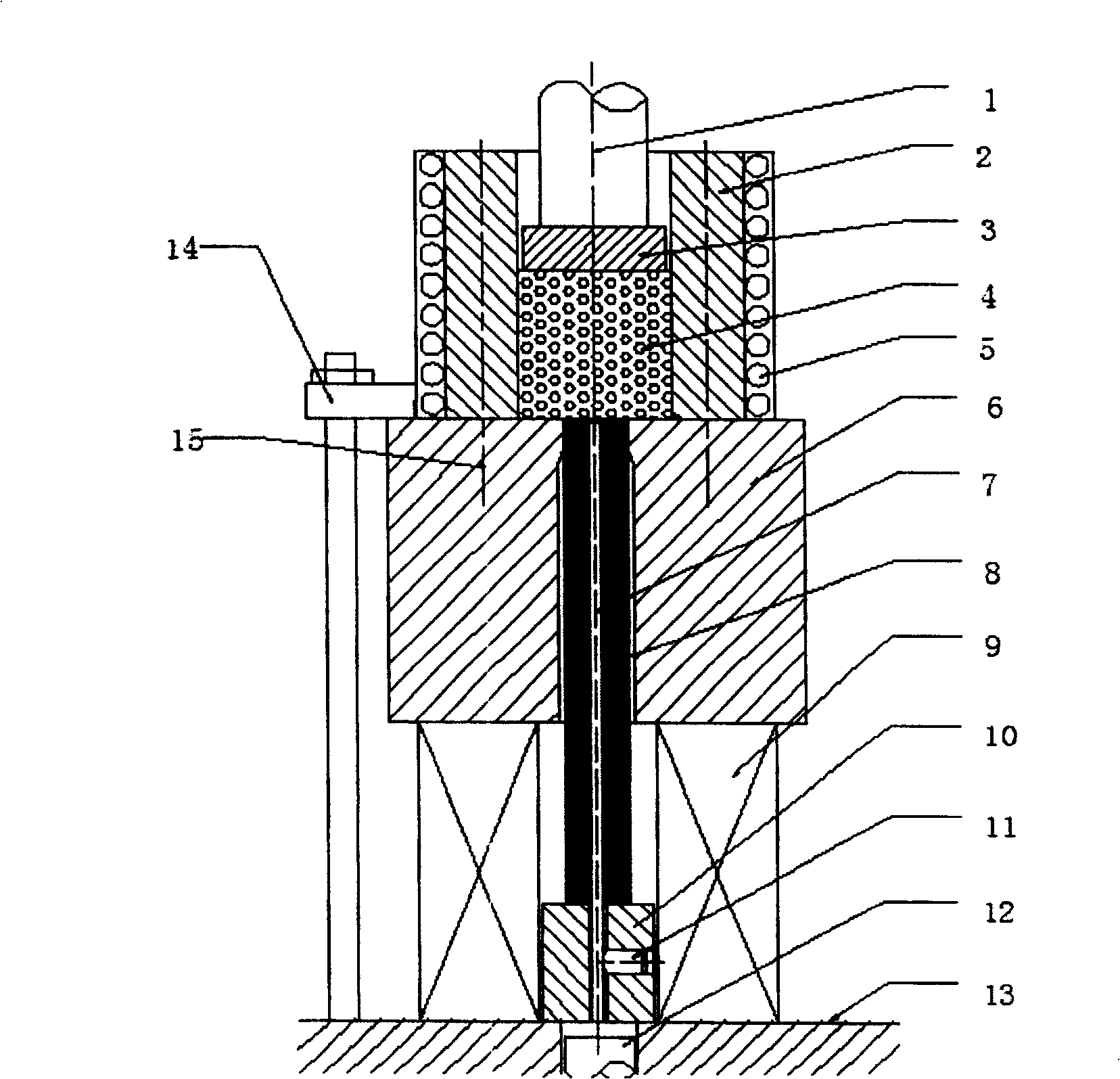 Manufacturing process for rheologic extrusion molding of sacrificial magnesium anode and device thereof