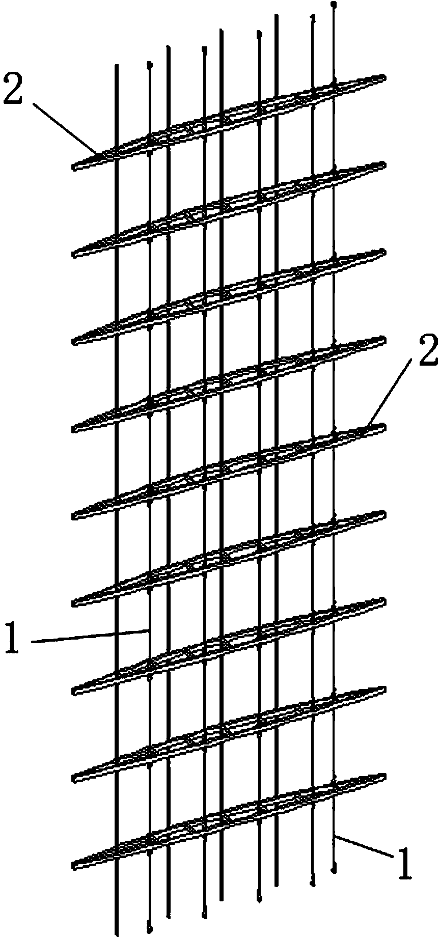 Multi-layer cable truss curtain wall structure and forming method thereof