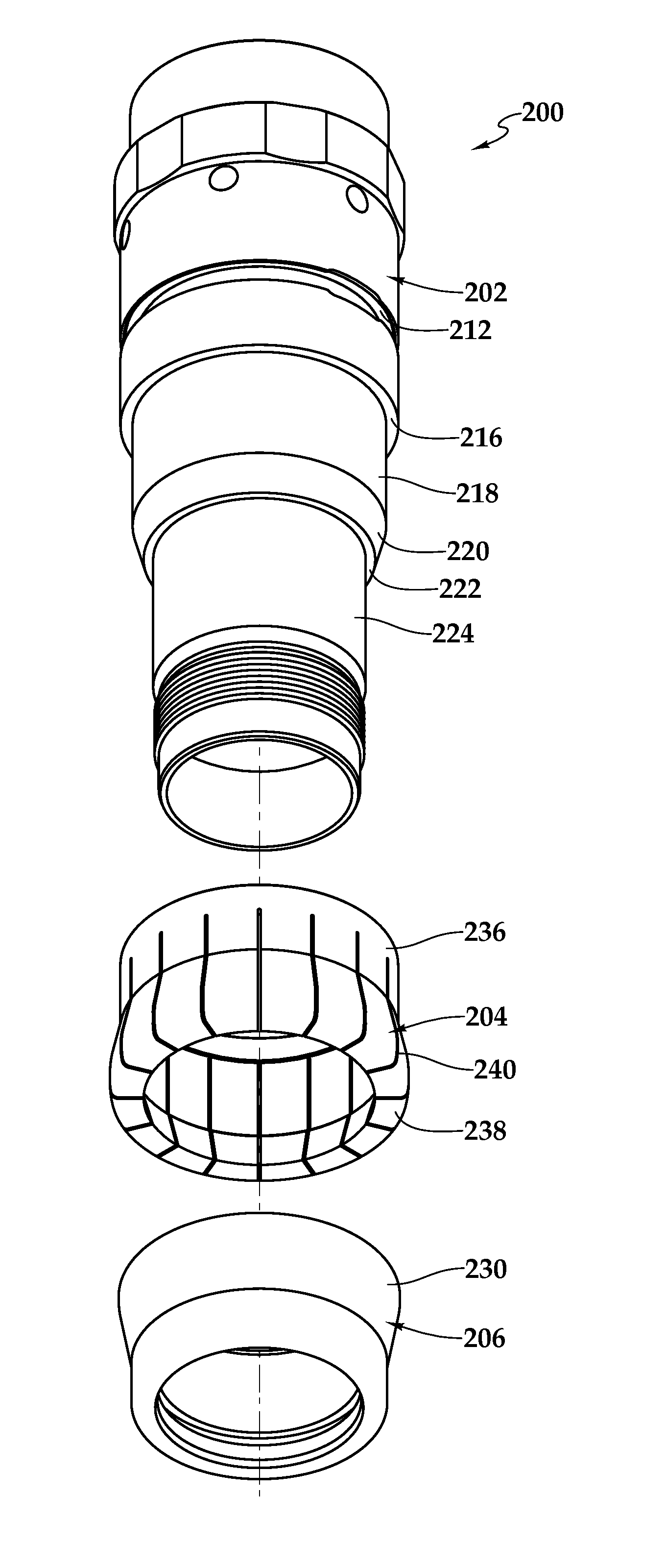 Expansion Cone Assembly for Setting a Liner Hanger in a Wellbore Casing