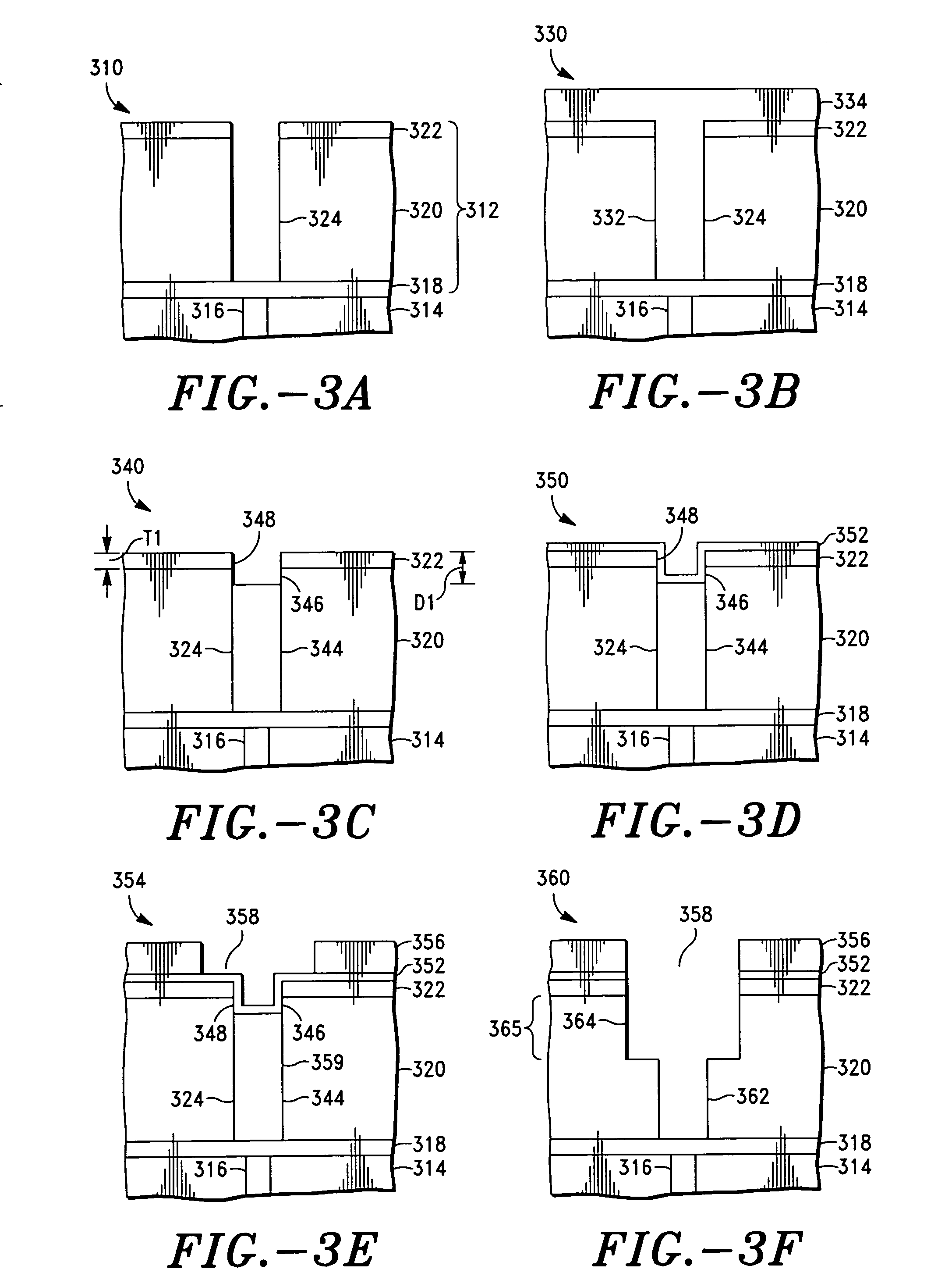Integrated circuit fabricating techniques employing sacrificial liners