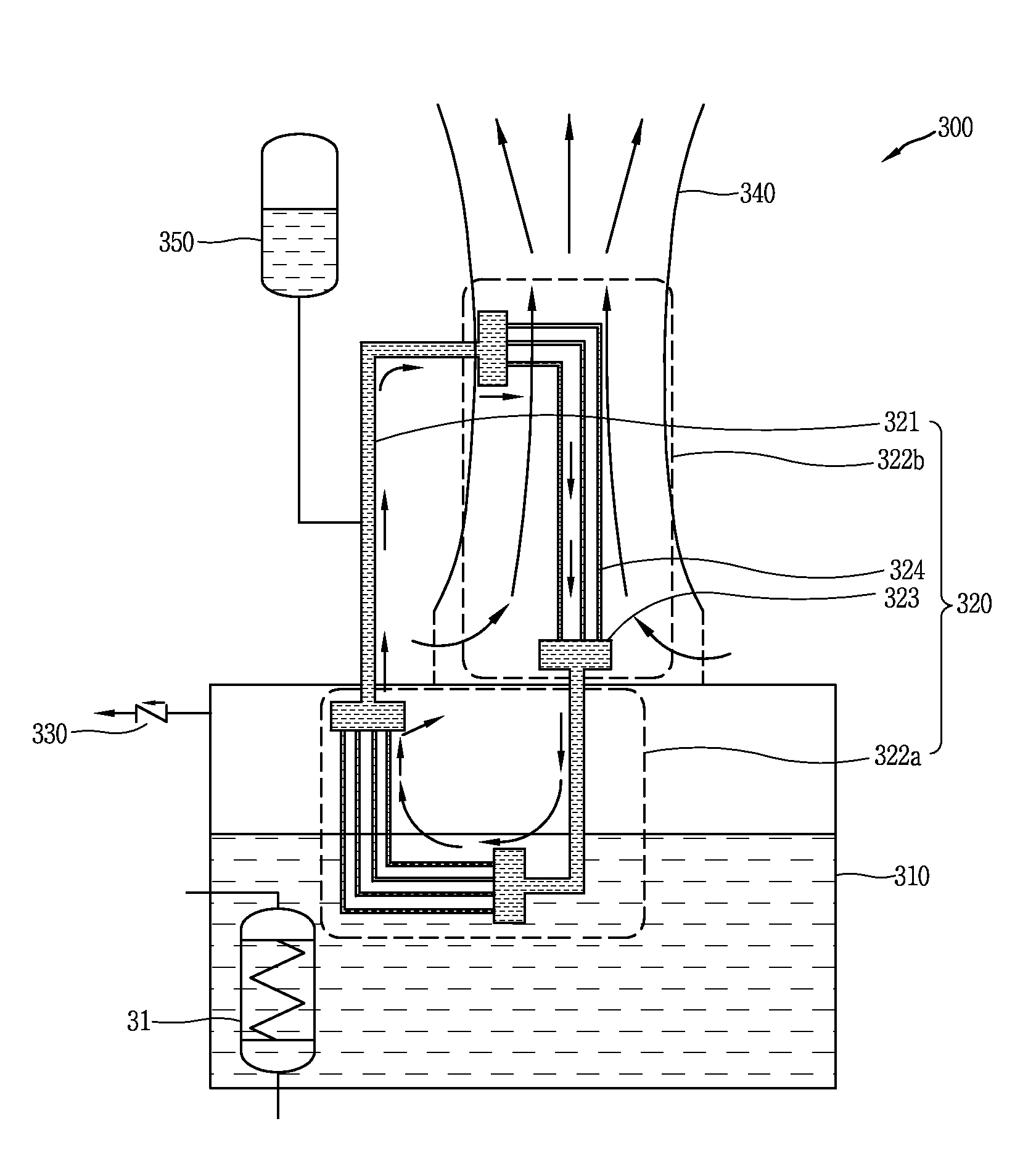 Cooling system of emergency cooling tank and nuclear power plant having the same