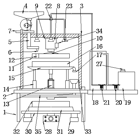 Graphene material grinding machining facility