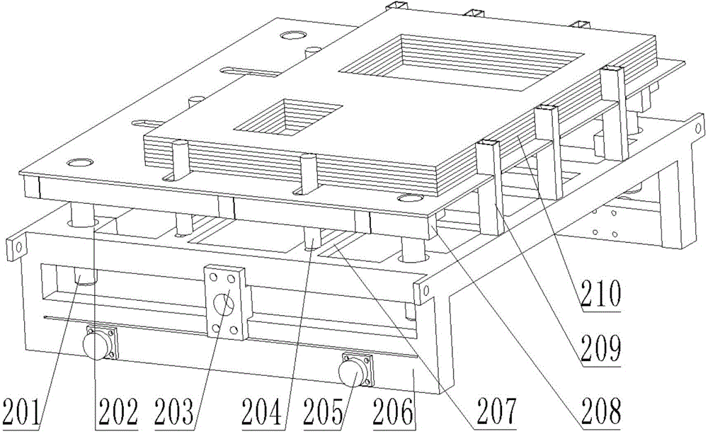 Feeding device for boards of various specifications