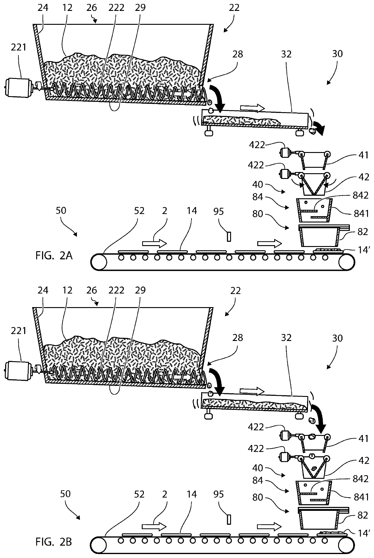 Food processing system and a food processing method