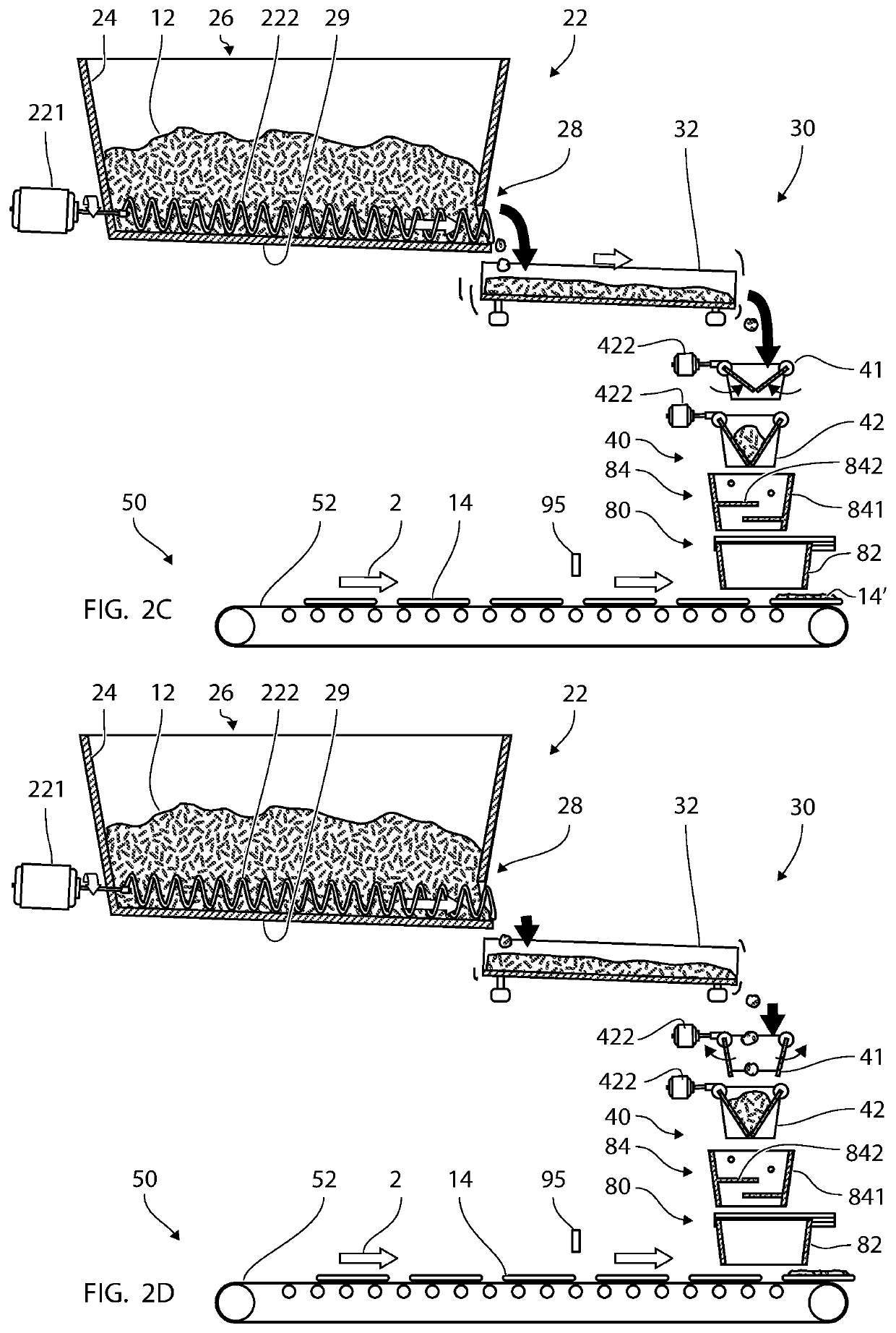 Food processing system and a food processing method