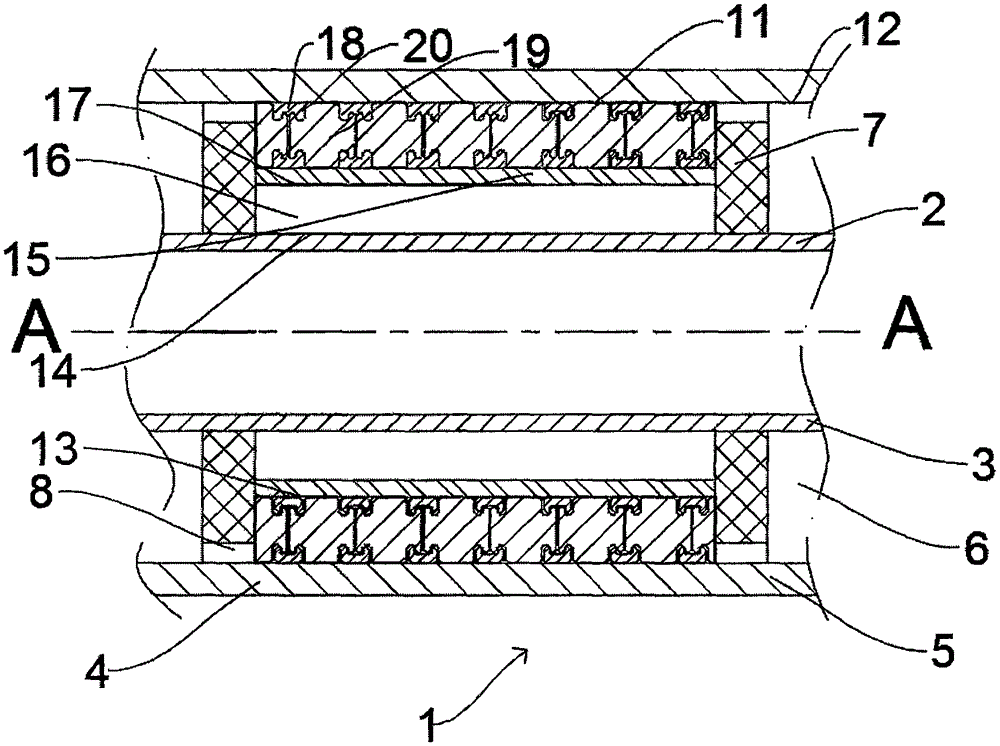 Deepwater pipe-in-pipe buckle arrestor based on CX section deformation elements