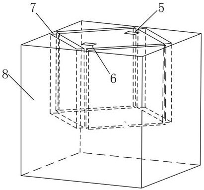 An intelligent brick device for monitoring the damage degree of a monolithic wall and its monitoring method